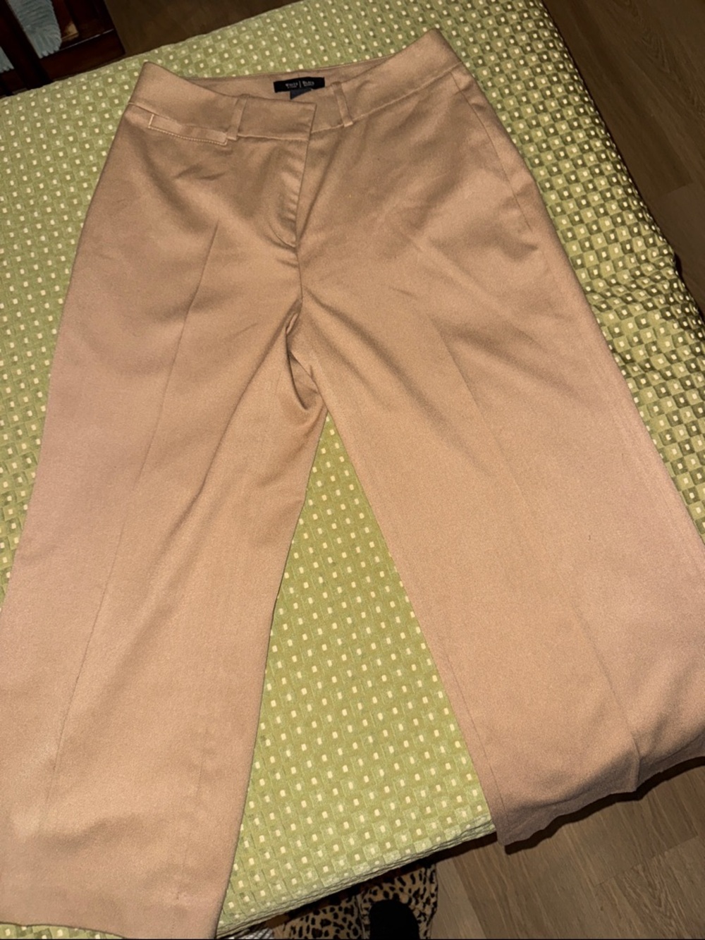 White House, Black market tan crop pants.